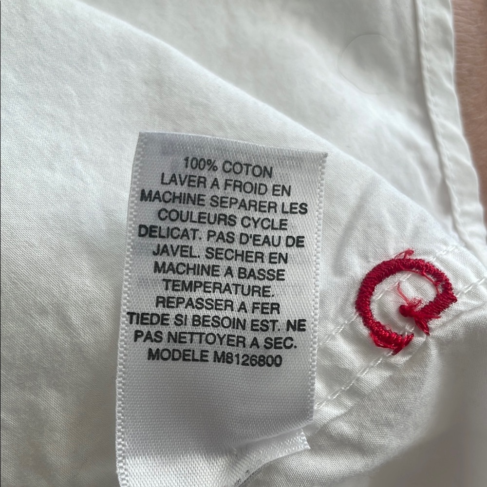 Guess Men's Cotton White Button Down Shirt - Picture 13 of 16